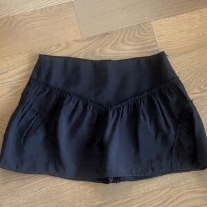 Zara Black Mini Skort Large